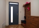 ADLO - Bezpečnostné Termo dvere Teduo, Presklené PS370, nadsvetlík, povrch dverí Geta 411