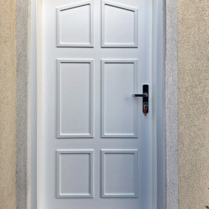  ADLO - Exteri�rov� Termo dvere Zenel, design Li�tov� LOC 360, povrch dver� a l�t biely