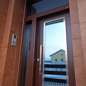 ADLO - Exterirov Termo dvere TEDUO, presklen so svetlkmi, rozmer zostavy 140cm x 295cm