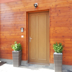 ADLO - Bezpe�nostn� dvere ADUO, Li�tov� atyp, Termo Exteri�rov� dvere, k�u�ka-k�u�ka Astra Nerez matn�