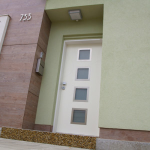 ADLO - Bezpe�nostn� Termo dvere LISBEO, Termo trojsklo P554, vchodov� dvere do rodinn�ho domu