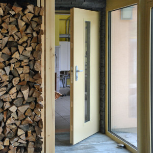 ADLO - Exterirov Termo dvere ADUO + M4, presklen PS107, povrch dver a lt LP RAL1001