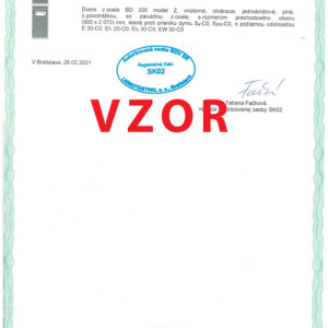 Protipo�iarnos� pre ADLO dvere BD 200, 2. strana