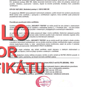 ADLO Bezpe�nostn� dvere BD200 rad Elite, RC4, 2.strana