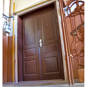 ADLO - Bezpe�nostn� dvere ADUO, dvojkr�dlov�, Kazetov� atyp, protihlukov�