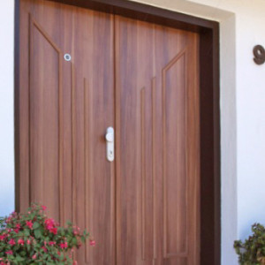 ADLO - Exterirov Termo dvere TEDUO, dvojkrdlov 90 x 90cm, Litov L371