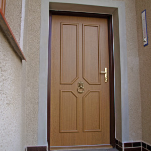 ADLO - Bezpe�nostn� Termo dvere ADUO, Li�tov� LB 420, klopadlo Lev