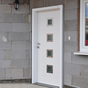 ADLO - Bezpe�nostn� vchodov� dvere ARDEN, presklen� atyp, Exteri�rov� Termo