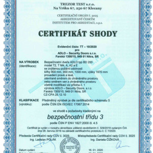 ADLO Bezpe�nostn� dvere: Bezpe�nos� dver� BD200 TEJEN M4