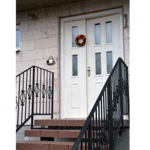 ADLO - Bezpe�nostn� dvere TEDUO, Novostavba, dvojkr�dlov� Termo Exteri�r, pancierov� trojsklo P351