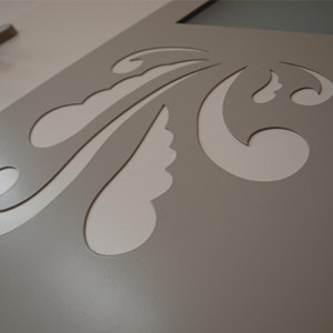 ADLO - Bezpe�nostn� dvere TEDUO, NOBLESSE, Camella 003, Termo trojsklo, detail