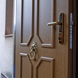 ADLO - Bezpe�nostn� Termo dvere ADUO, Li�tov� LB 420, klopadlo Lev