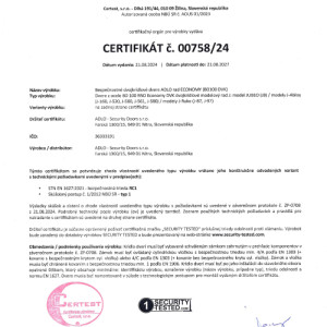 ADLO Bezpe�nostn� dvojkr�dlov� dvere rad Economy RC1