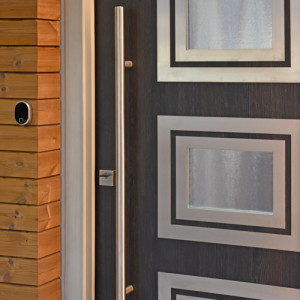 Bezpe�nostn� dvere ADUO, design NOBLESSE Vedeta 003, Biometrick� z�mok s ��ta�kou prstov