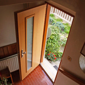 ADLO - Bezpe�nostn� Termo dvere ADUO, presklen�, pancierov� Termo trojsklo Matelux, li�ty LOG