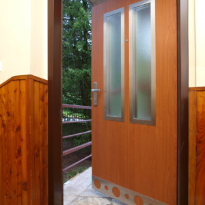 Bezpe�nostn� dvere TESIM, design NOBLESSE Dalia 002, Exteri�rov� Termo, li�ty Anticorro