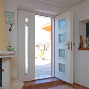 ADLO - Exteri�rov� Termo dvojkr�dlov� dvere Teduo, presklen� prv� kr�dlo PS203 a druh� kr�dlo PS100