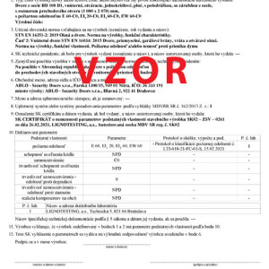 ADLO dvere BD100 Economy D1