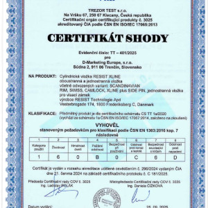 Bezpe�nostn� vlo�ka Resist XLINE EN1303 TT 2028