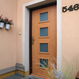 ADLO - Exteri�rov� Termo dvere Lisbeo, Presklen� PS554, vchodov� dvere do rodinn�ho domu