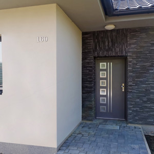 ADLO - Exteri�rov� Termo dvere Aduo, Presklen� PS552, povrch dver� Geta 411, li�ty Anticorro