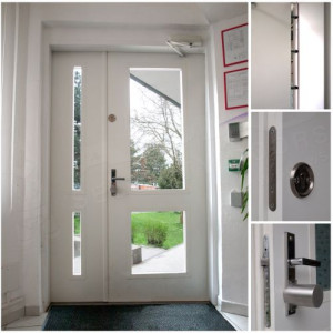 ADLO - Bezpe�nostn� dvere ARDEN, exteri�r, termo trojsklo, Presklen�, dvojkr�dlov�