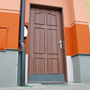 ADLO - Bezpe�nostn� Termo dvere ADUO, Li�tov� LB 360, Okopov� plech Nerez