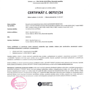 ADLO Bezpe�nostn� dvojkr�dlov� dvere rad Economy RC2