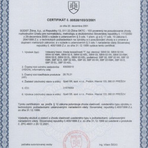 Stenov� trezory SPELL, bezpe�nostn� trieda 