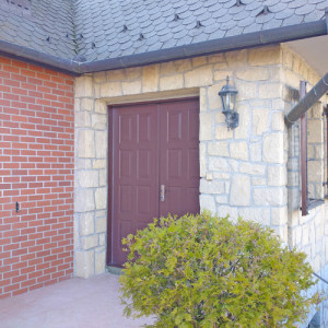 Bezpe�nostn� dvere ADUO, dvojkr�dlov�, kazetov� design KV0-1 351, rozmer 230 cm x 170 cm