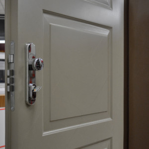 ADLO - Bezpe�nostn� dvere LISBEO, design dver� kazetov� KV-2, povrch dver� striekan� Color