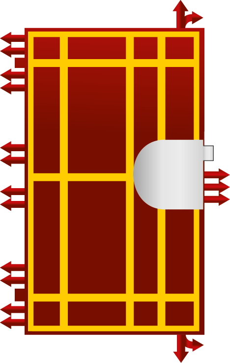 ilustračný obrázok pre dvere Tejen