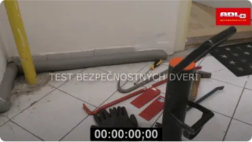 Test bezpenostnch dver