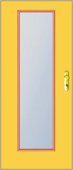 Príplatok za presklené dvere P100-Multisec P5A (12mm)