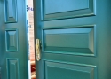 ADLO - Bezpečnostné dvere ARDEN, atypický kazetový tvar, povrch Color, dvojkrídlové