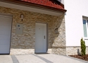 ADLO - Bezpečnostné exteriérové dvere Tesim, profilové F553, povrch dverí Color RAL 9016
