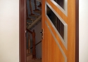 ADLO - Bezpečnostné Exteriérové Termo dvere Jubeo, Presklené PS453, lišty Anticor, sklo Stopsol Bronz