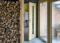 ADLO - Exteriérové Termo dvere ADUO + M4, presklené PS107, povrch dverí a líšt LP RAL1001