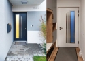 ADLO - Exteriérové Termo dvere, dvojfarebné, presklené, zvislé madlo Oblé, rozmer 90cm x 210cm