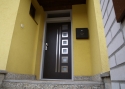 ADLO - Bezpečnostné Termo dvere TEDUO, presklené, pancierové trojsklo P552 sklo Edelit, svetlík P5A