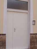 ADLO dvojkrídlové<br> bezpečnostné dvere ARDEN, <br>plné s nadsvetlíkom,<br> rozmer zostavy 140/260cm