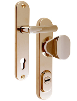 Bezpenostn kovanie Rostex R1, Obl, Titan leskl, Kuka - Madlo ovlne