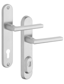 Bezpenostn kovanie Rostex R4, Obl, Nerez matn, Brit, Kuka - Kuka