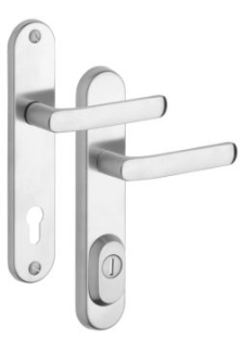 Bezpenostn kovanie Rostex R4, Obl, Nerez matn, Baryt, Kuka - Kuka