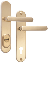 Bezpenostn kovanie Rostex R4, Obl, Nerez Titan matn, Exclusive, Kuka - Kuka