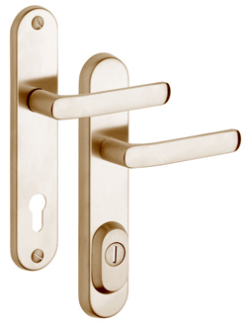 Bezpenostn kovanie Rostex R4, Obl, Nerez Titan matn, Baryt, Kuka - Kuka