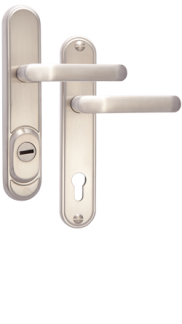 Bezpenostn kovanie Rostex R4 Dekor, Obl, Nerez matn, Kuka - Kuka