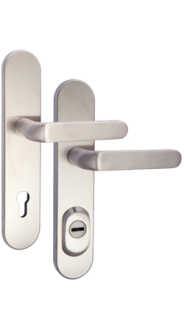 Bezpenostn kovanie Rostex RX4-50 RC4, Obl, Nerez matn, Solid, Kuka - Kuka