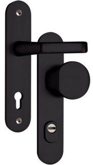 Bezpenostn kovanie TUONO F5 Black, Obl, Kuka  Madlo