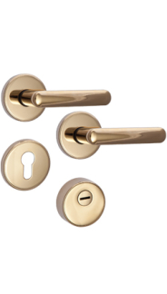 Bezpenostn rozetov kovanie Rostex R4/S prava MT, Obl, Titan leskl, pre rad Elite a Termo